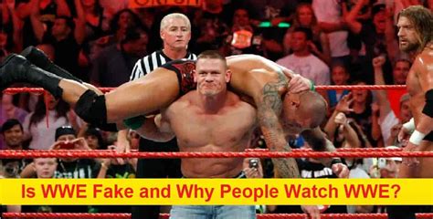 why watch wwe if it's fake|is wwe a scam.